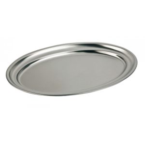 FUENTE OVAL INOX 18% 80X26 CM 59084 INOXIBAR
