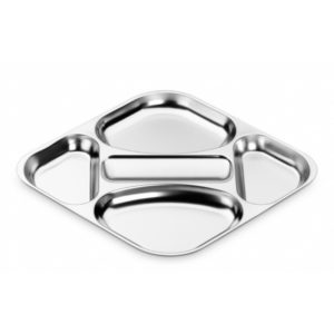 BANDEJA AUTOSERVICIO 5 COMPART INOX BRA