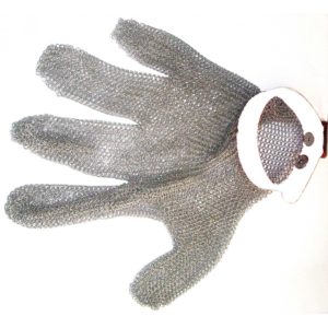 GUANTE CARNICERO INOX PEQ (BANDA BLANCA)