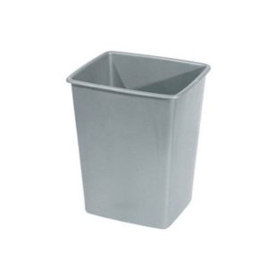 PAPELERA 26L.29X32 GRIS FERVIK