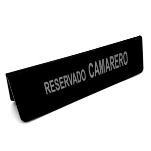 RESERVADO CAMARERO METACRI NGO 28X8,5