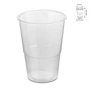 DES VASO PLASTICO 300CC TTE