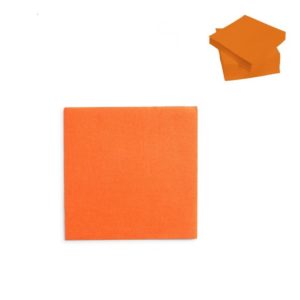 SERVILLETA 20X20 PUNTA PUNTA NARANJA NPK