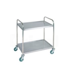 CARRO SERV 2 BAND SOLDADO INOX 895X595X960