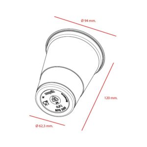 DES VASO PLASTICO 500CC TTE
