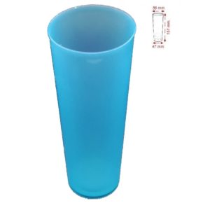 DES VASO TUBO AZUL PP IRROMPIBLE