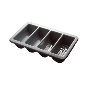 GN 1/1 PORTACUBIERTOS PLASTICO 4COMP