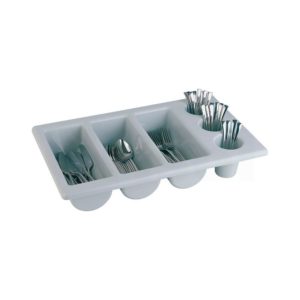 GN 1/1 PORTACUBIERTOS PLASTICO 6COMP