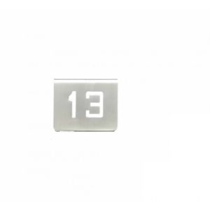 NUMERO MESA INOX Nº 13