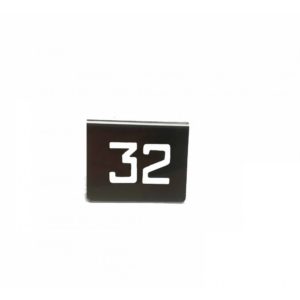 NUMERO MESA INOX Nº 32