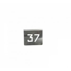 NUMERO MESA INOX Nº 37
