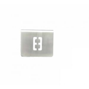 NUMERO MESA INOX Nº 08