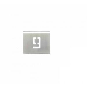 NUMERO MESA INOX Nº 09