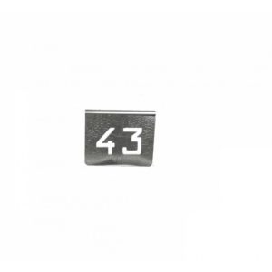 NUMERO MESA INOX Nº 43
