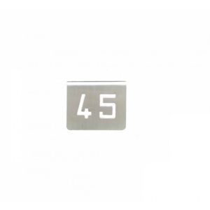 NUMERO MESA INOX Nº 45