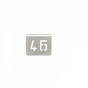 NUMERO MESA INOX Nº 46