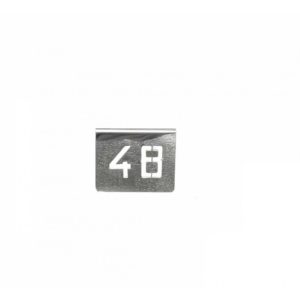 NUMERO MESA INOX Nº 48
