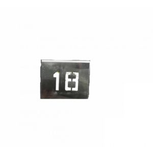 NUMERO MESA INOX Nº 18