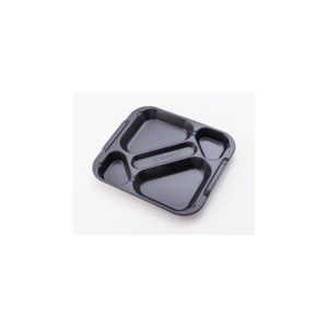 ARA41050 BANDEJA AUTOSER 5 COMPART P.P. NEGRA