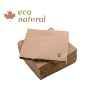 SERVILLETA 20X20 ECONATURAL PUNTA PUNTA