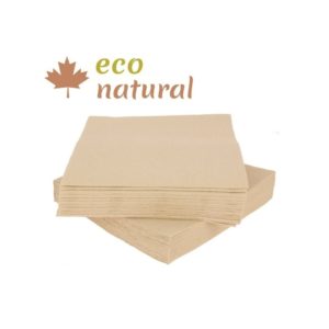 SERVILLETA 33X33 ECONATURAL PUNTA PUNTA